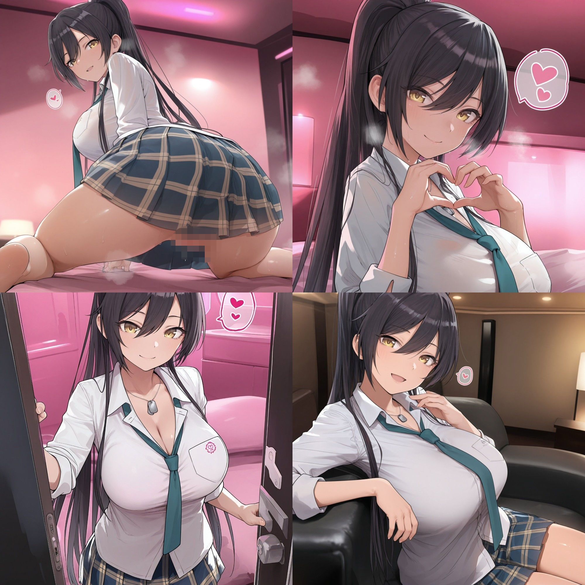 極上生中風俗〜時間無制限×いちゃラブ×濃密ご奉仕〜 -白◯咲耶- - サンプル画像 1