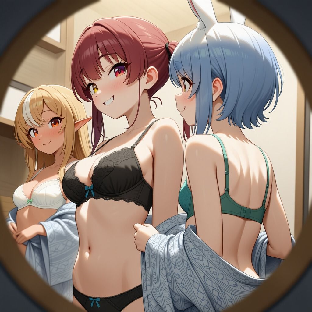 ホロ覗き風呂ライブ - サンプル画像 3