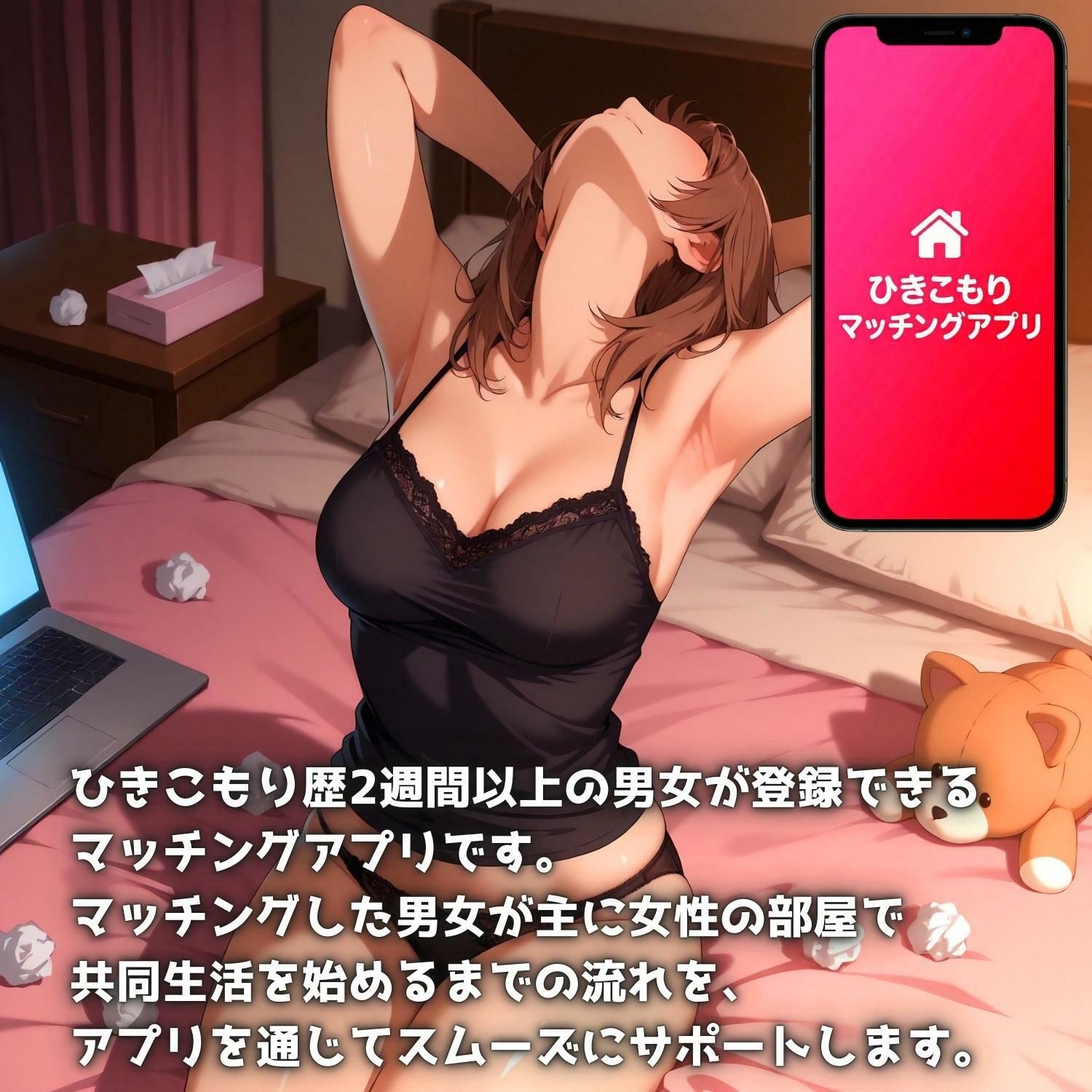 ひきこもりマッチングアプリ3 - サンプル画像 1