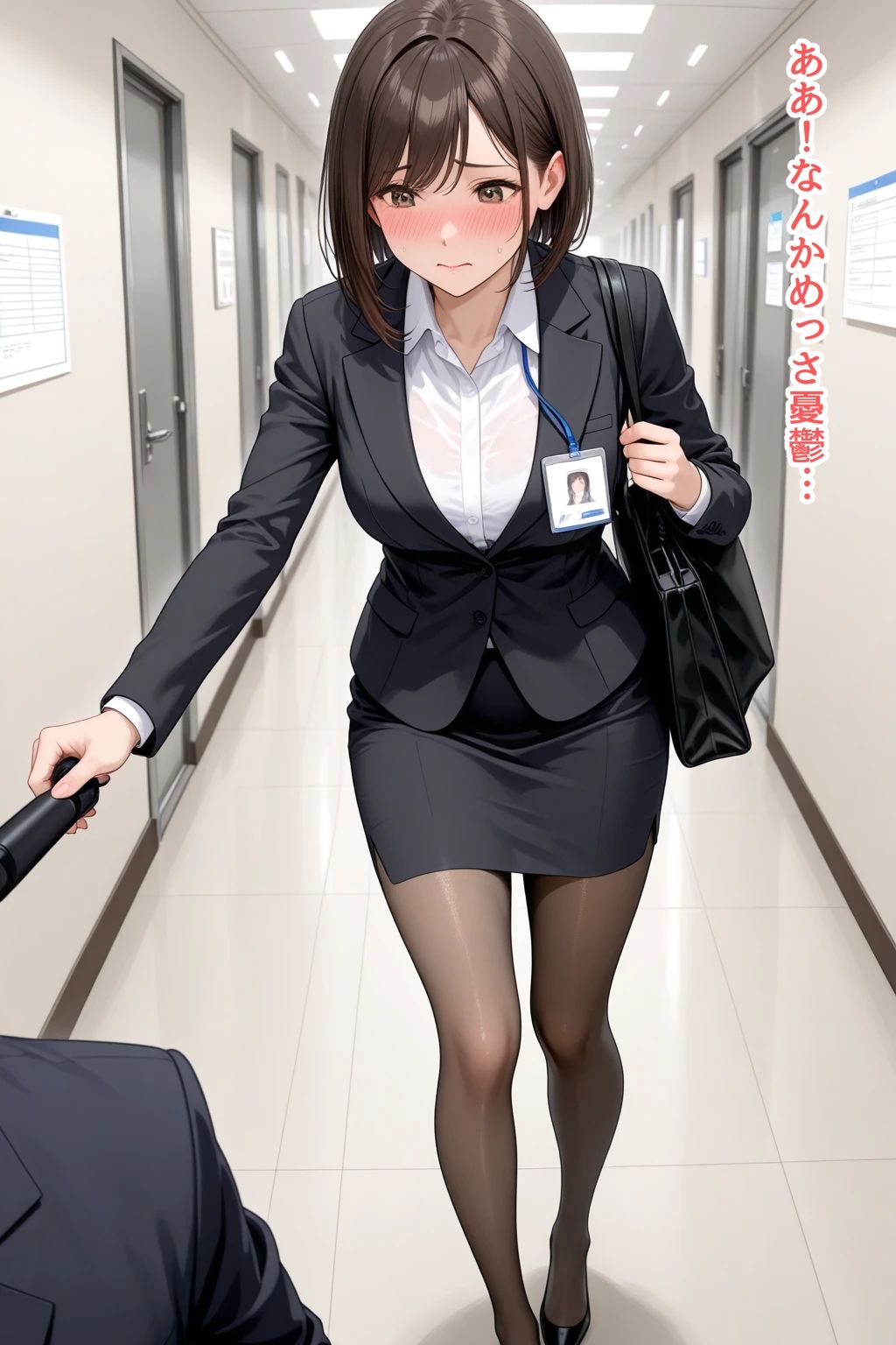 恥辱の緊縛画像集 解雇が怖くて社長の道楽に付き合ったばかりに家族を裏切り壊れゆく人妻オフィスレディ前編 - サンプル画像 3