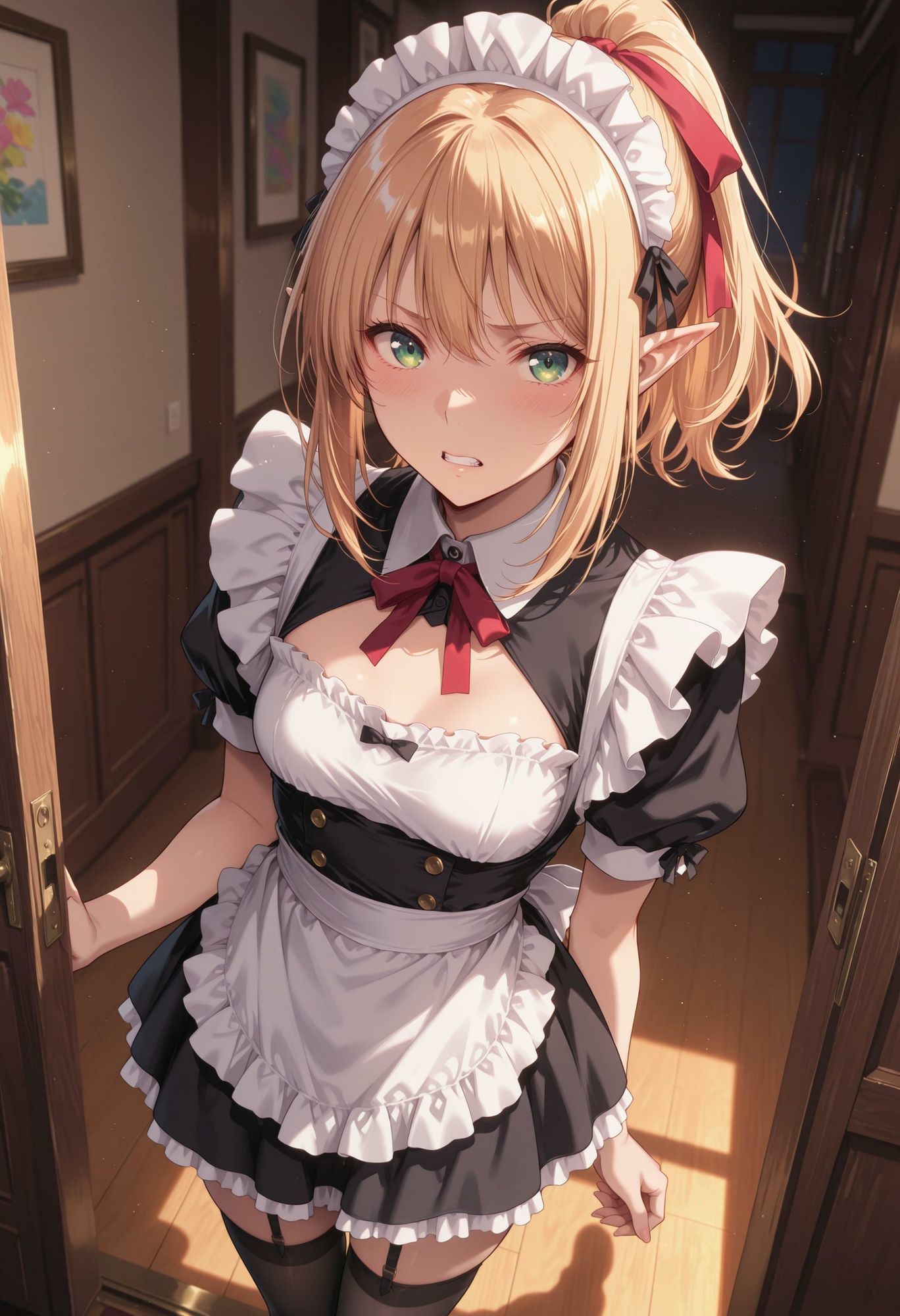 エルフのメイドさん熱烈ご奉仕10 - サンプル画像 1