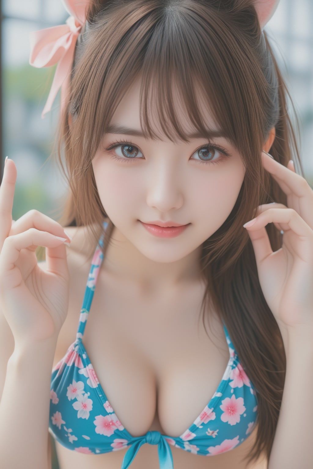 ドキドキ！コスプレフォトコレクション1〜ビキニ水着編・巨乳編 - サンプル画像 10