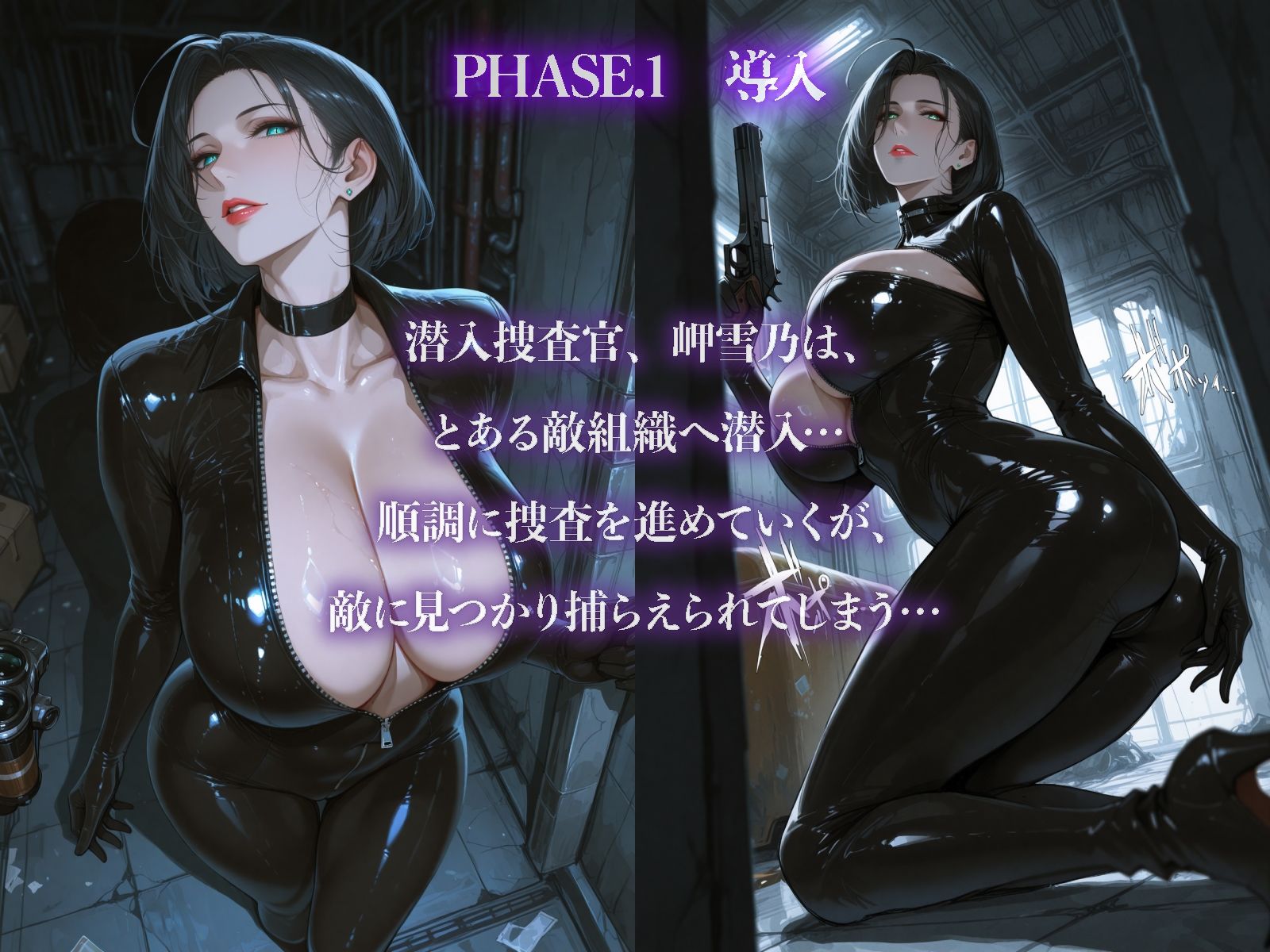 爆乳人妻潜入捜査官、捜査中、肉便器に堕ちるまで、 - サンプル画像 4