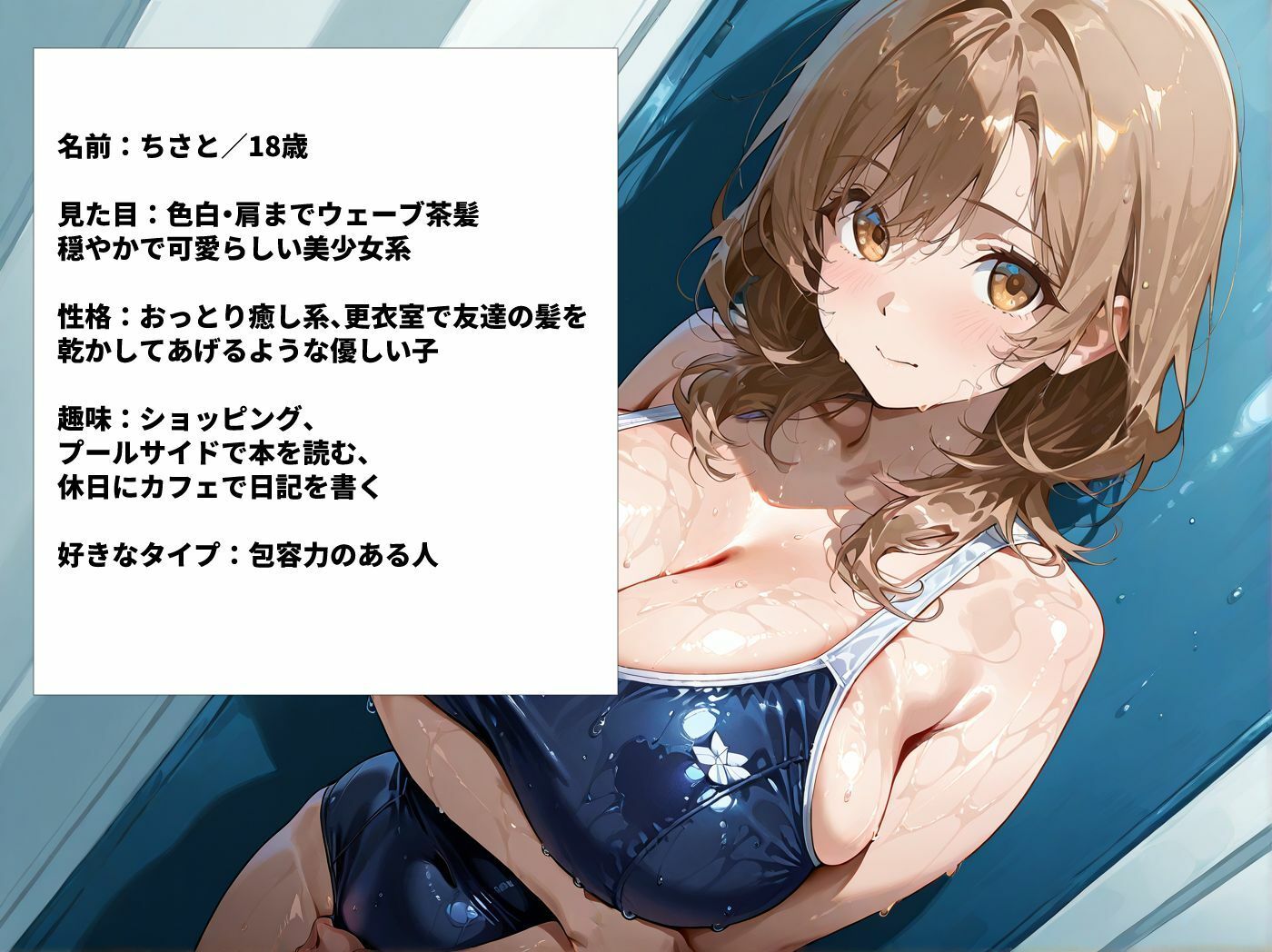 巨乳スク水の水泳部員を順番に呼び出しずぶ濡れセックス - サンプル画像 4