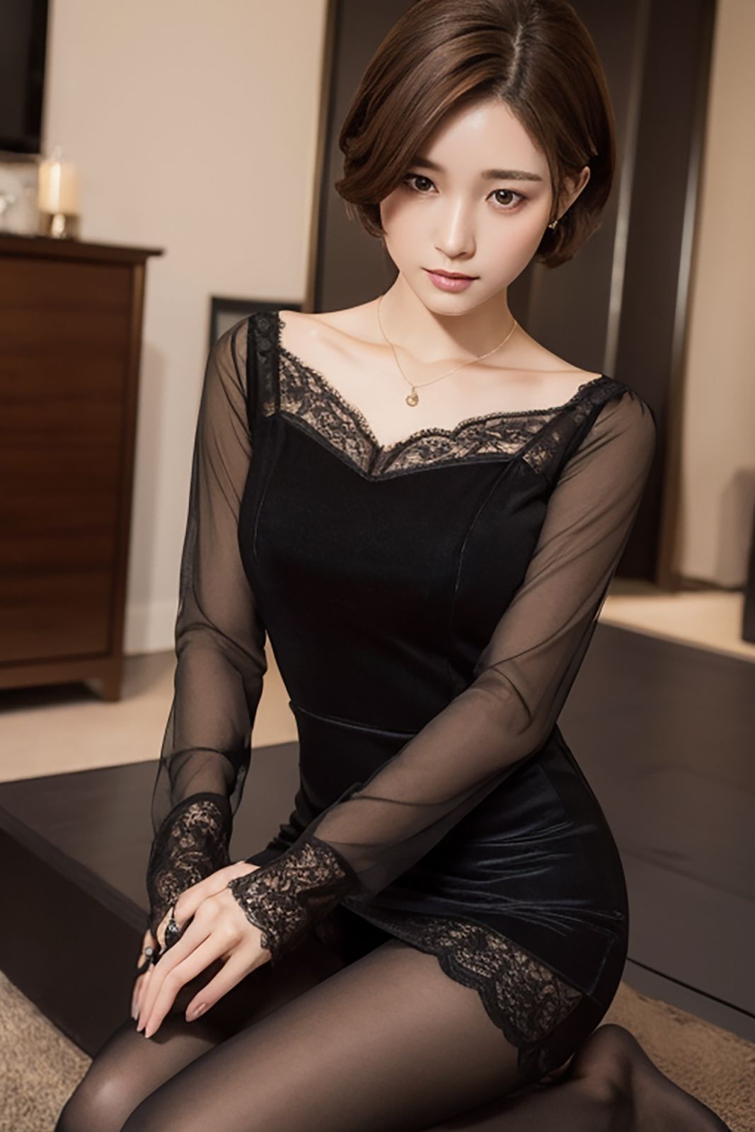 AI Mourning Beauty 3 - サンプル画像 10