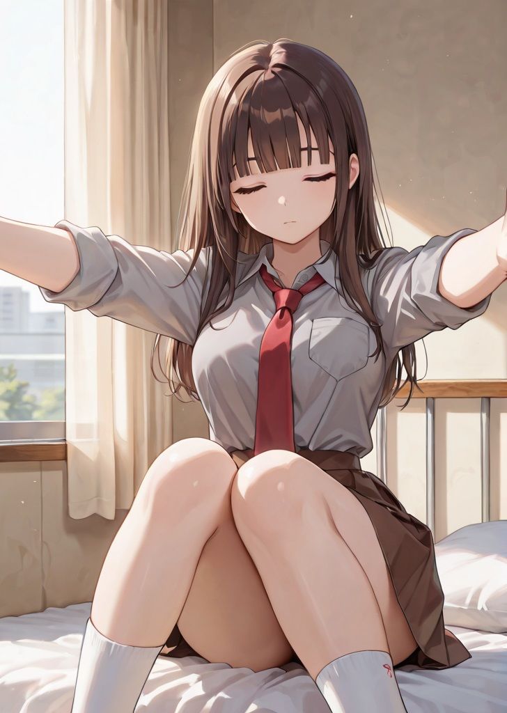 糸目さんと部屋の中で。 - サンプル画像 3