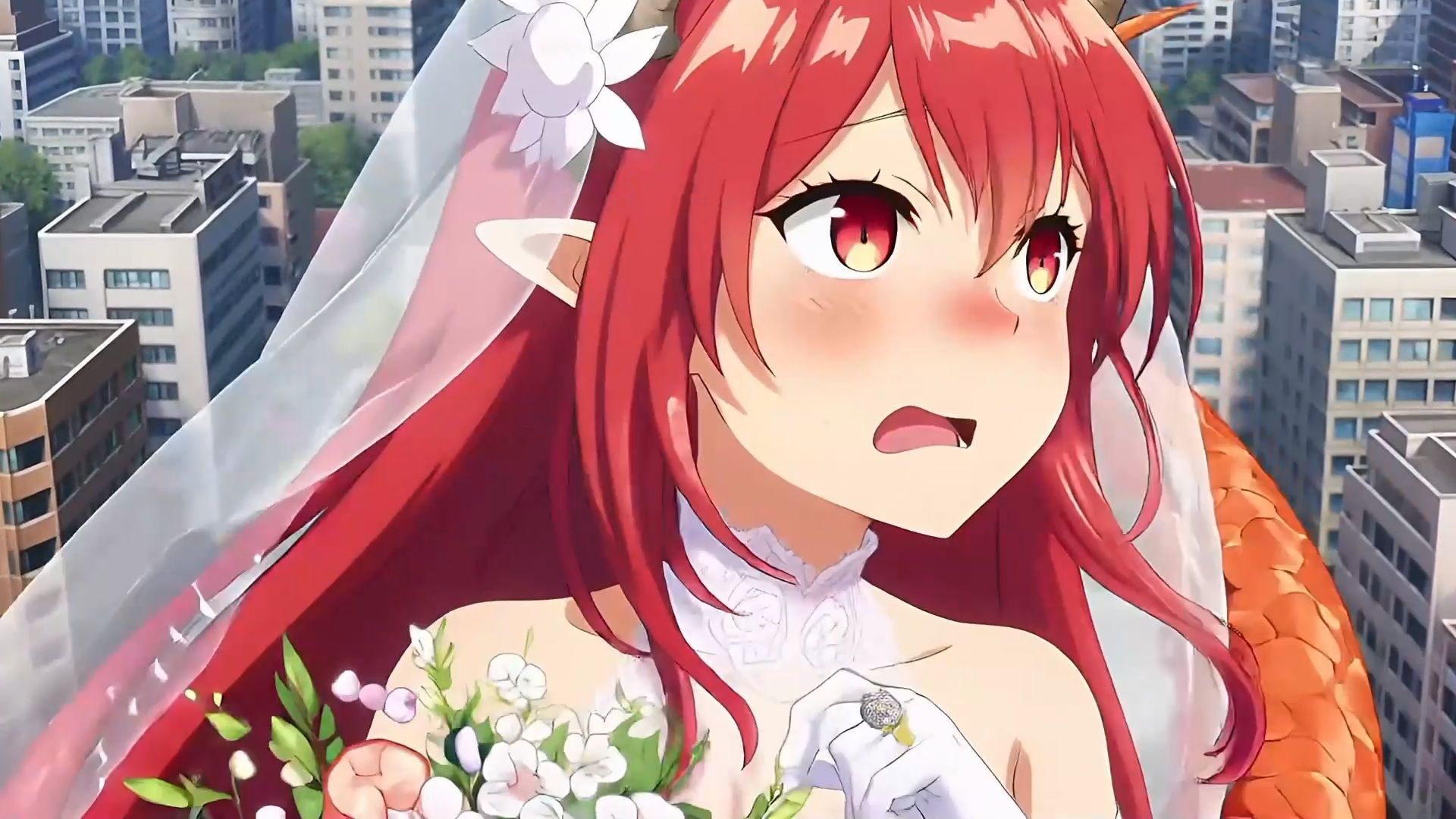 【超自信作！】ウルトラ巨大娘くしゃみアニメーション！/ Ultra Giantess Sneeze Animation！ - サンプル画像 2