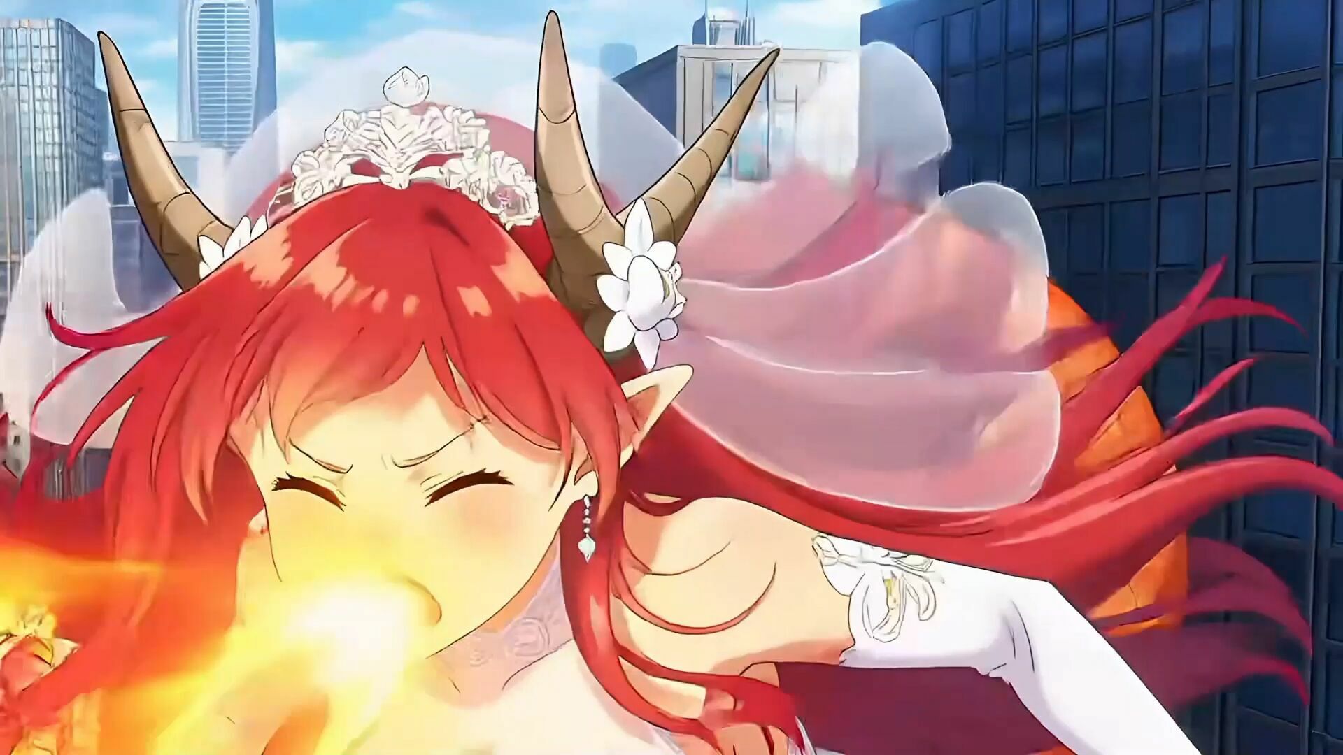 【超自信作！】ウルトラ巨大娘くしゃみアニメーション！/ Ultra Giantess Sneeze Animation！ - サンプル画像 3