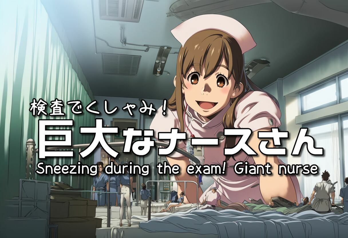 【超自信作！】ウルトラ巨大娘くしゃみアニメーション！/ Ultra Giantess Sneeze Animation！ - サンプル画像 4