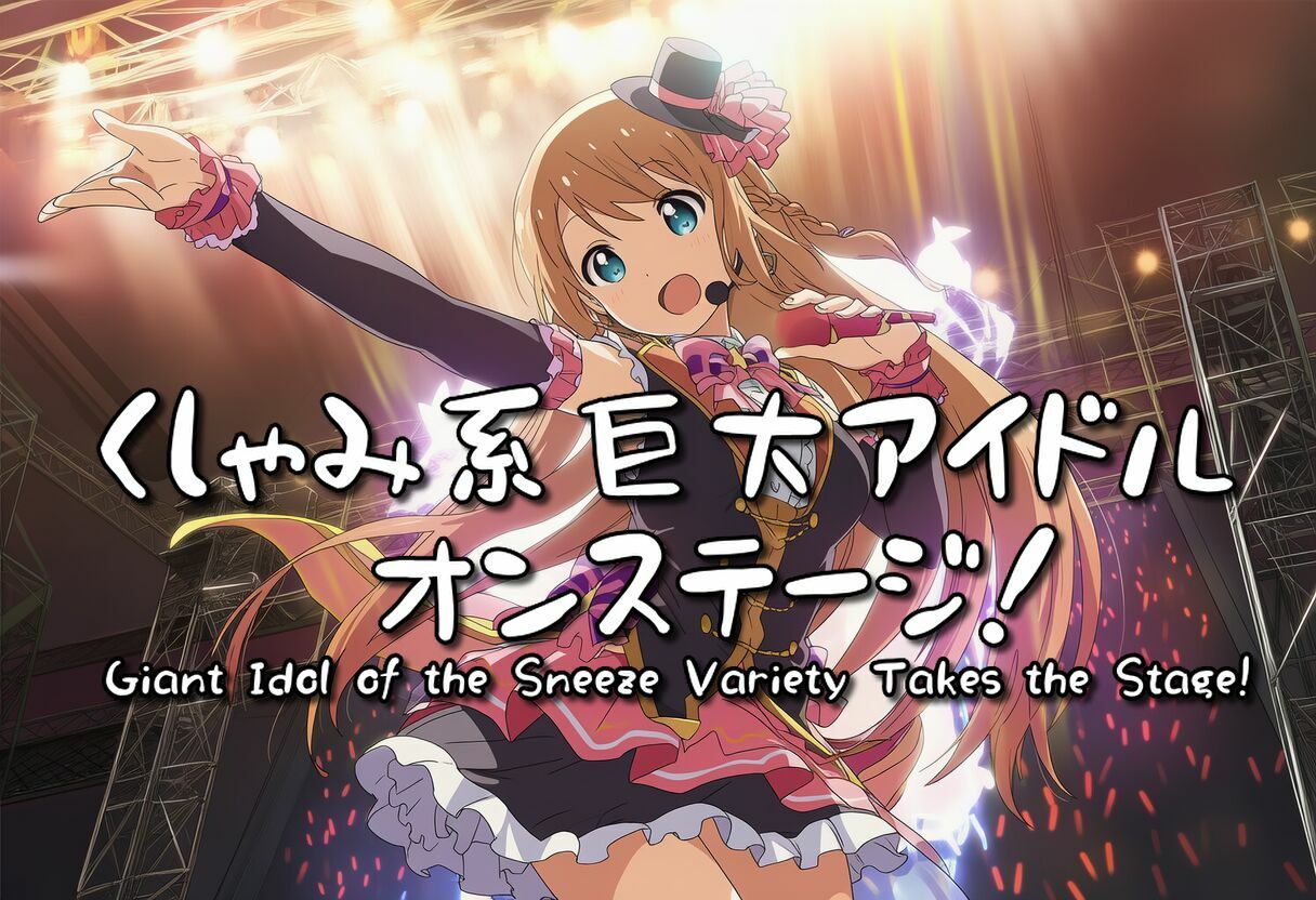 【超自信作！】ウルトラ巨大娘くしゃみアニメーション！/ Ultra Giantess Sneeze Animation！ - サンプル画像 6