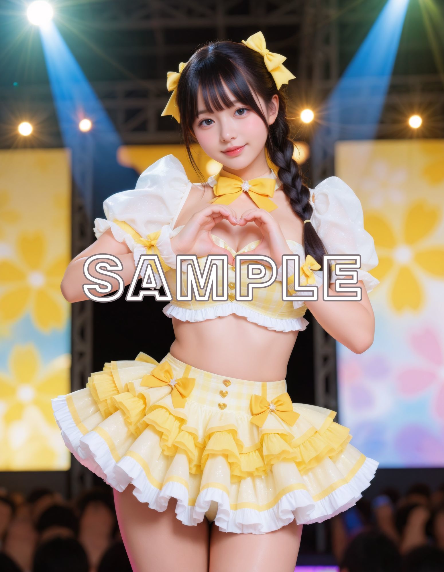 人気アイドルのご奉仕ファン感謝祭 - サンプル画像 1