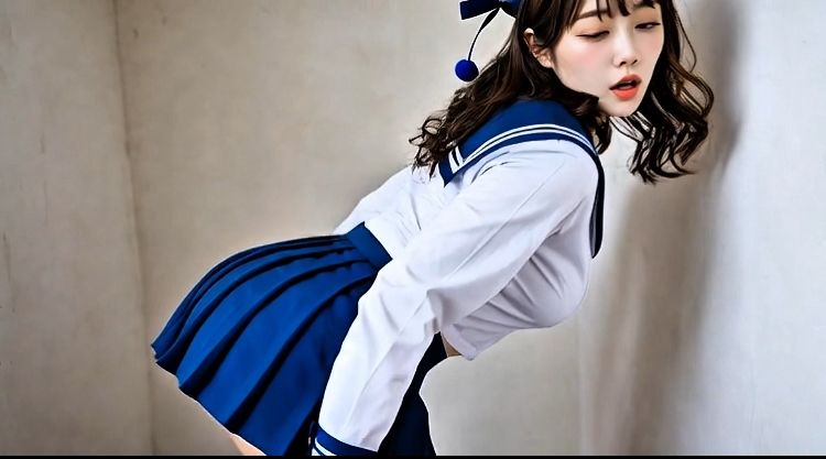 No.001  JKデカ尻動画 〜尻フェチ専用 ムチムチ制服尻30分耐久〜 - サンプル画像 4