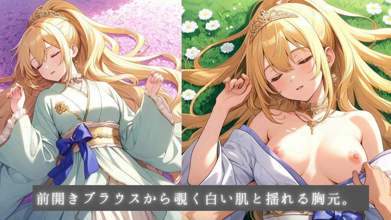 清純プリンセスの着エロ睡眠2 〜眠り姫の衣装をひとつずつほどく夜〜 - サンプル画像 5