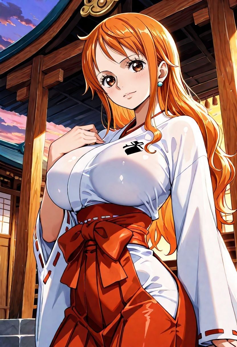 もしも。。。このキャラが巫女だったら〜ナ〇〜 - サンプル画像 1