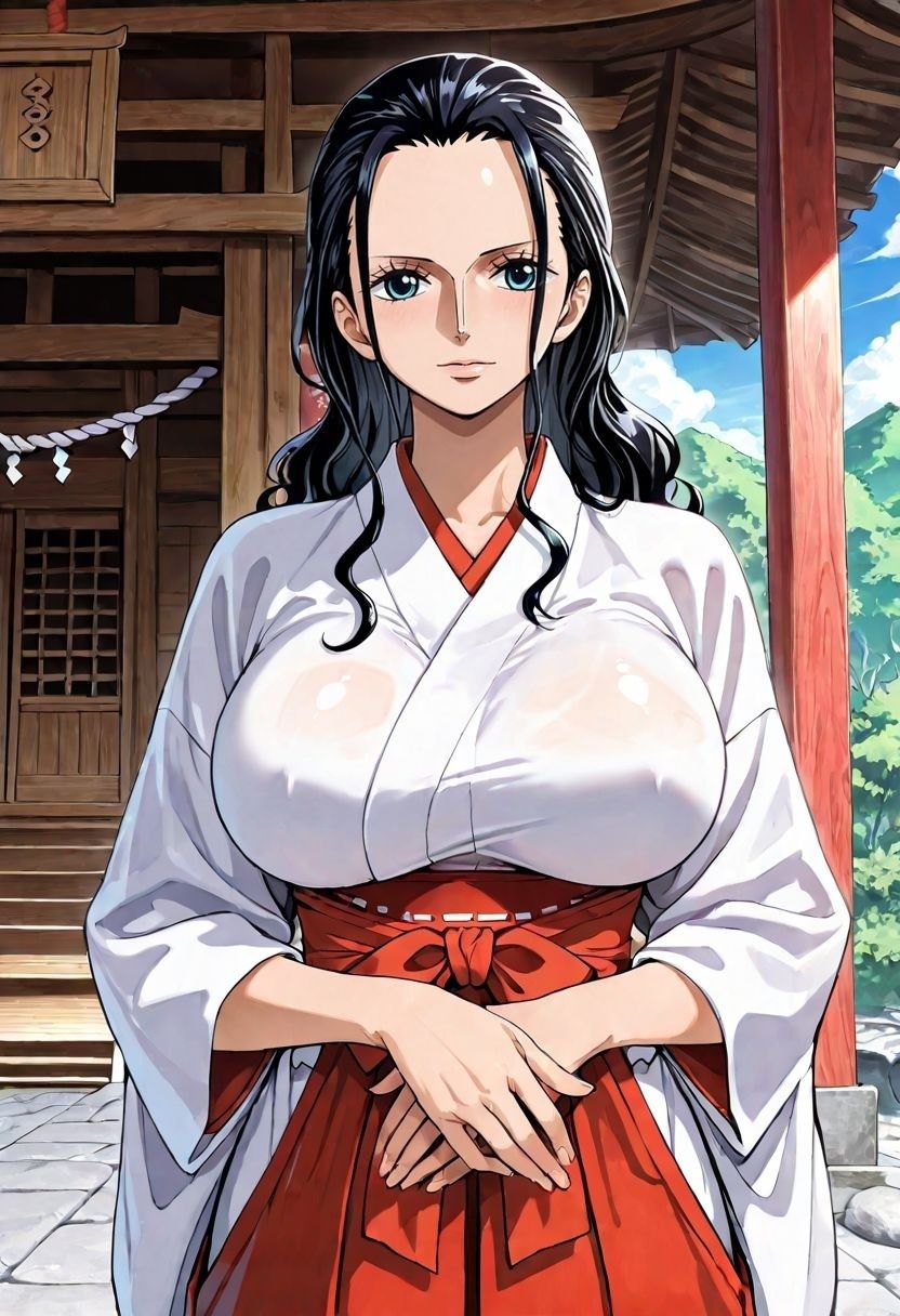 もしも。。。このキャラが巫女だったら〜ロ〇ン〜 - サンプル画像 1