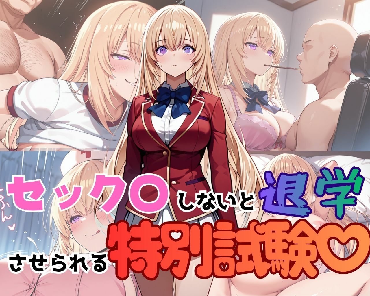 セック〇しないと退学させられる特別試験 - サンプル画像 1