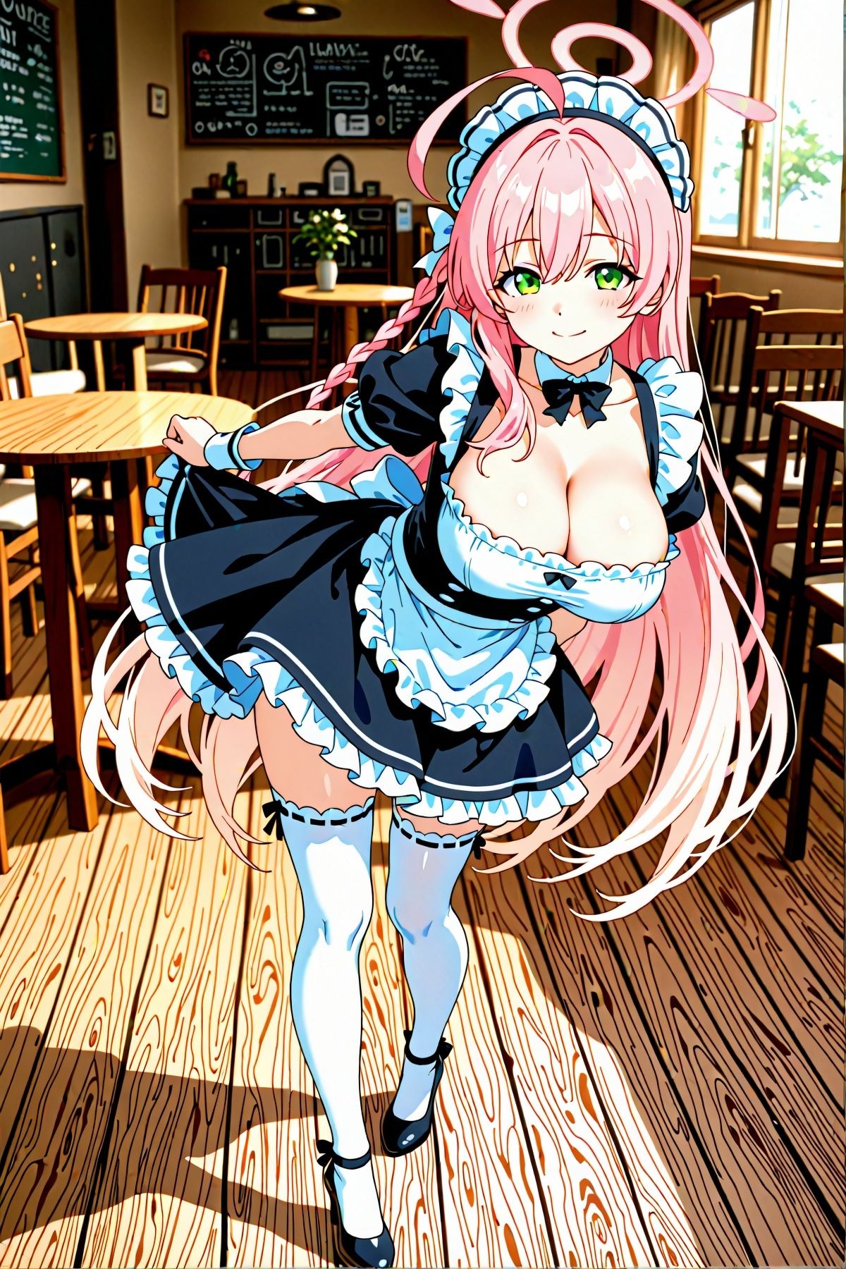 ハナコとコハルのメイド服コスプレエッチCG集 - サンプル画像 2