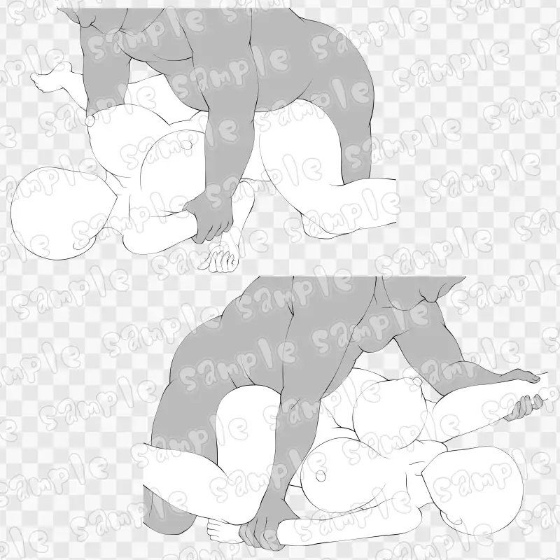 線画素材集［手］71 - サンプル画像 1