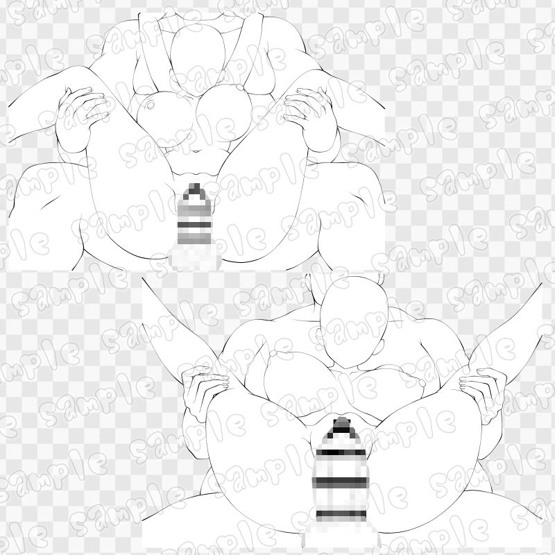 線画素材集［手］72 - サンプル画像 2