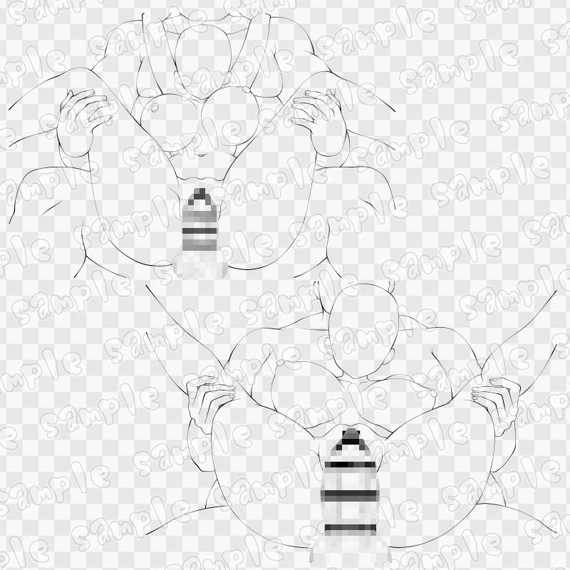 線画素材集［手］72 - サンプル画像 3