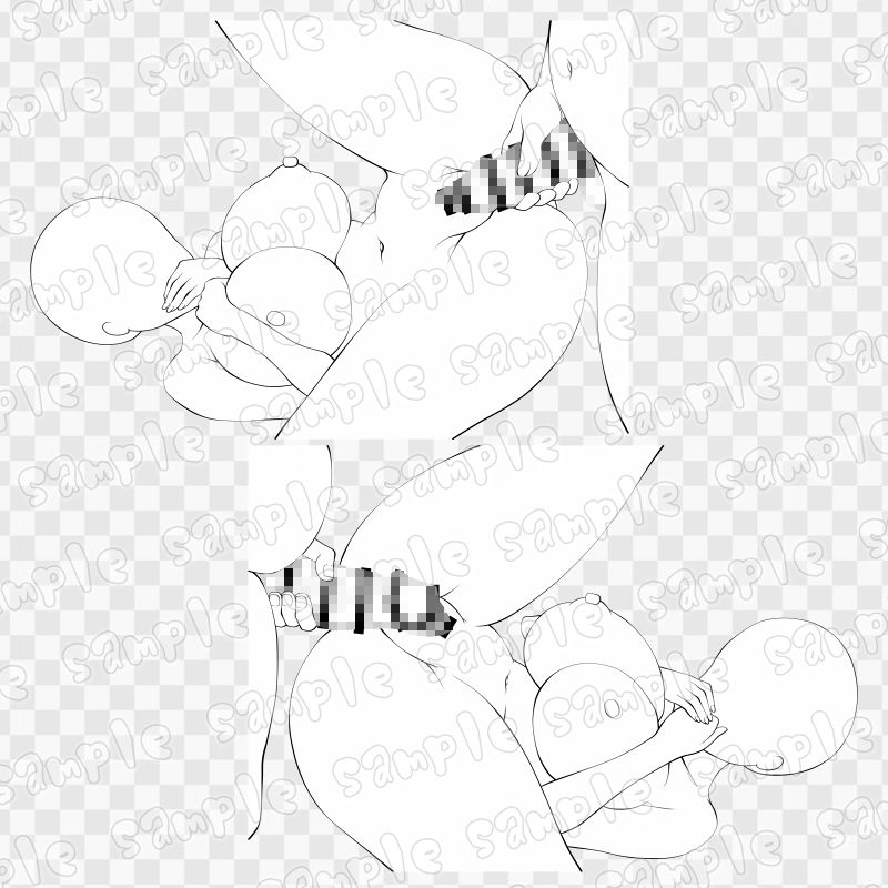 線画素材集［手］73 - サンプル画像 2