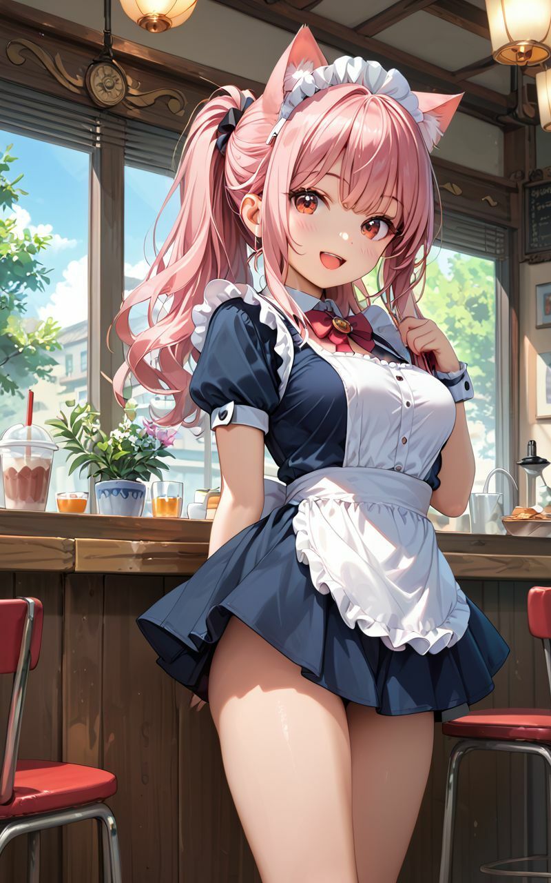 猫耳メイドが可愛すぎたので犯しまくってみた。 - サンプル画像 1