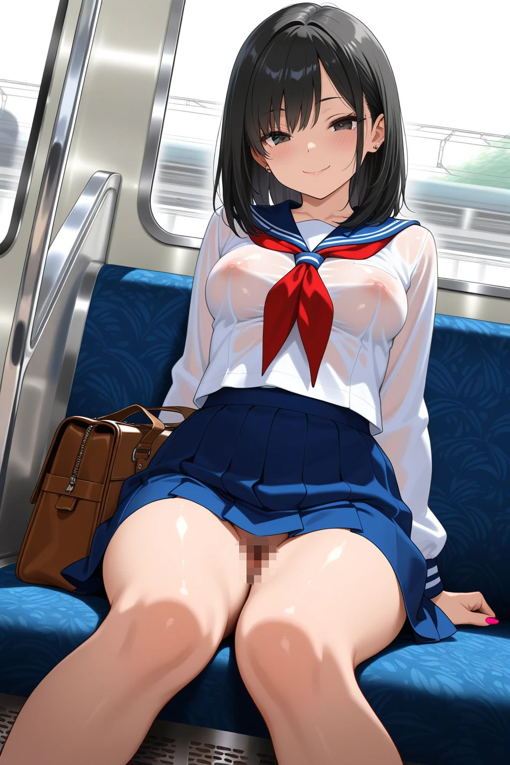 なぜか透けて見える女子校生たちの日常 - サンプル画像 1