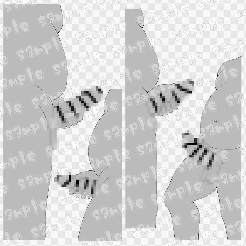 線画素材集［手］79 - サンプル画像 1