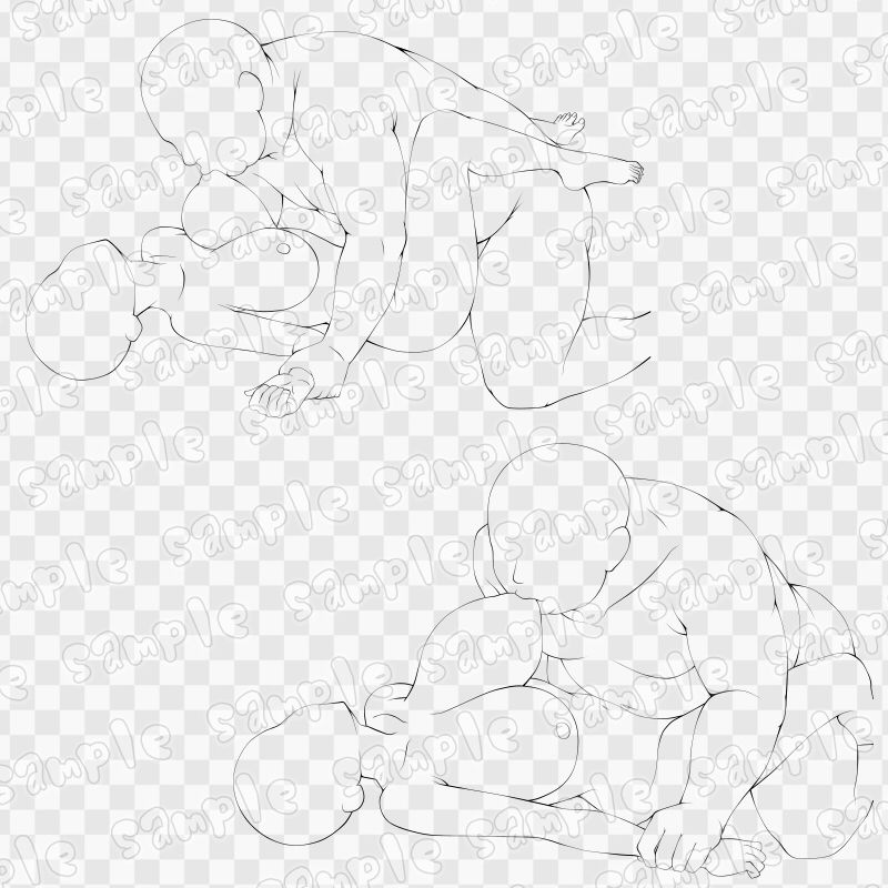 線画素材集［手］81 - サンプル画像 3