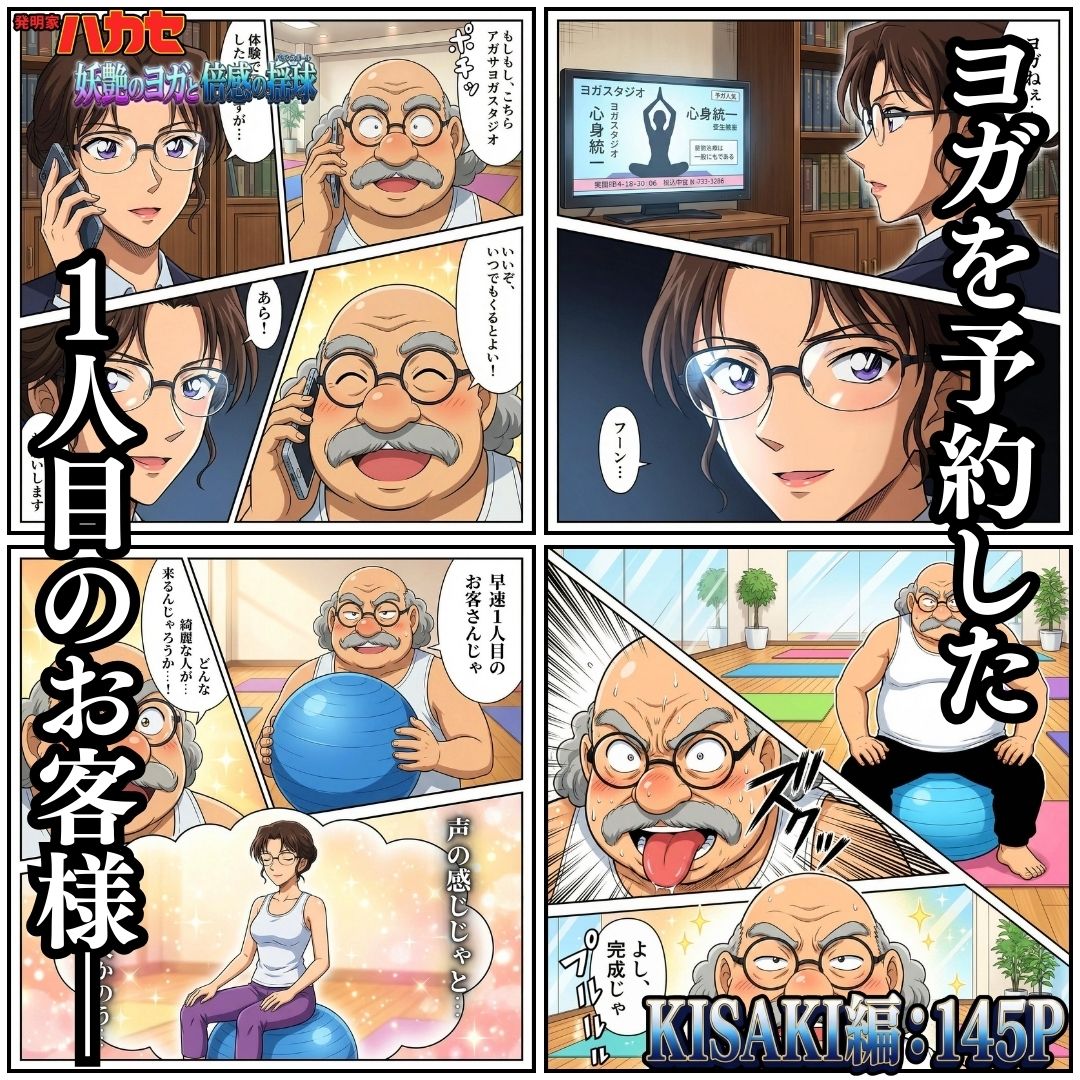 発明家ハカセ 妖艶のヨガと倍感の揺球 - サンプル画像 1