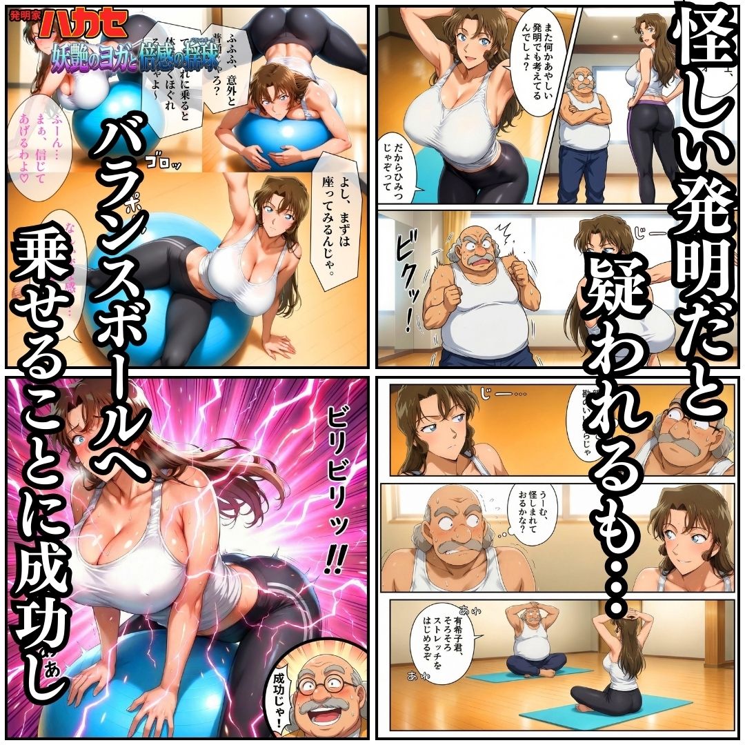 発明家ハカセ 妖艶のヨガと倍感の揺球 - サンプル画像 5