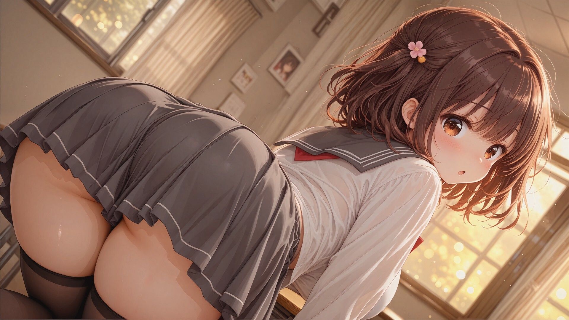 制服グラビア〜ハメ撮り同級生〜 - サンプル画像 2