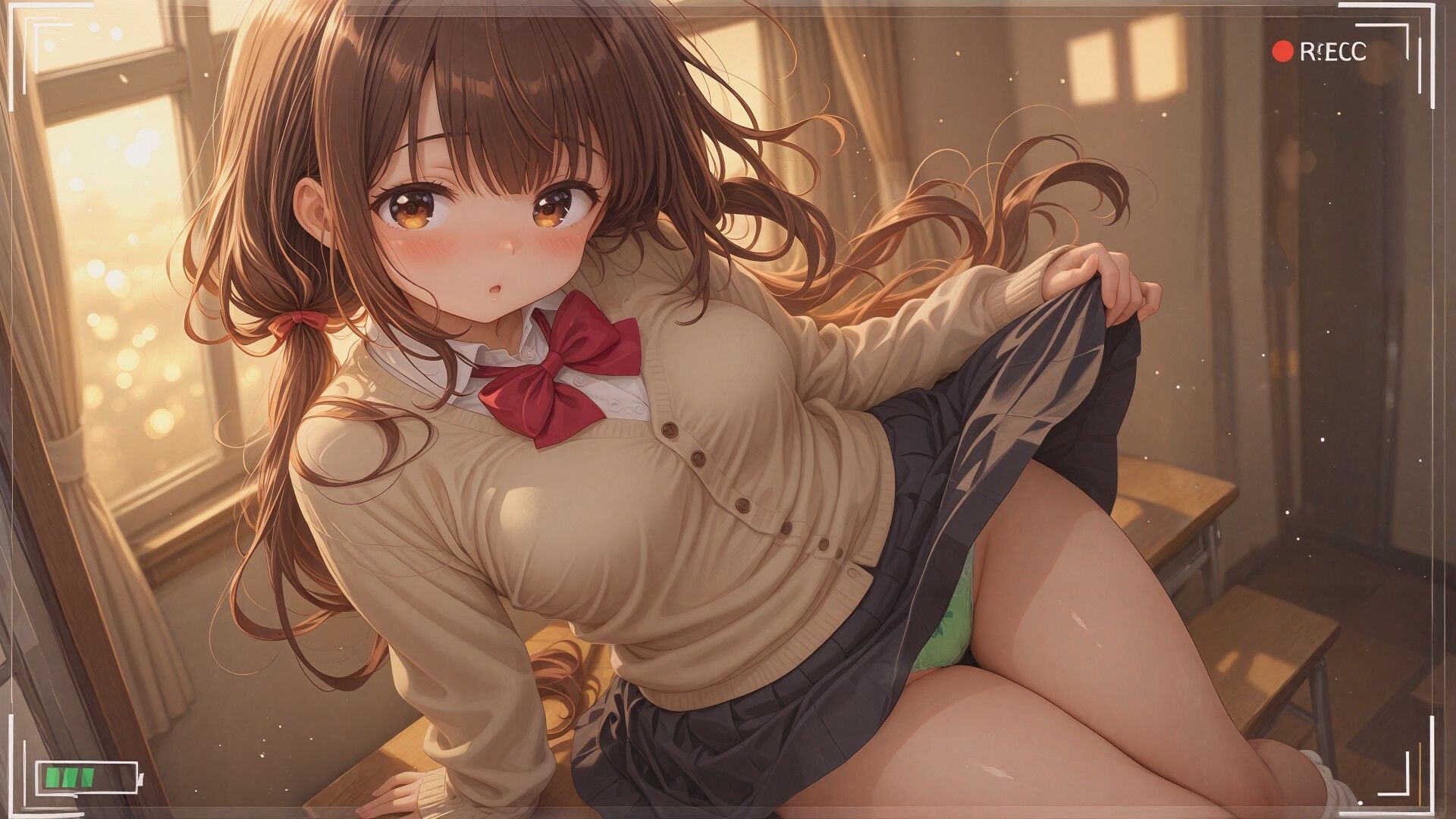 制服グラビア〜ハメ撮り同級生〜 - サンプル画像 3