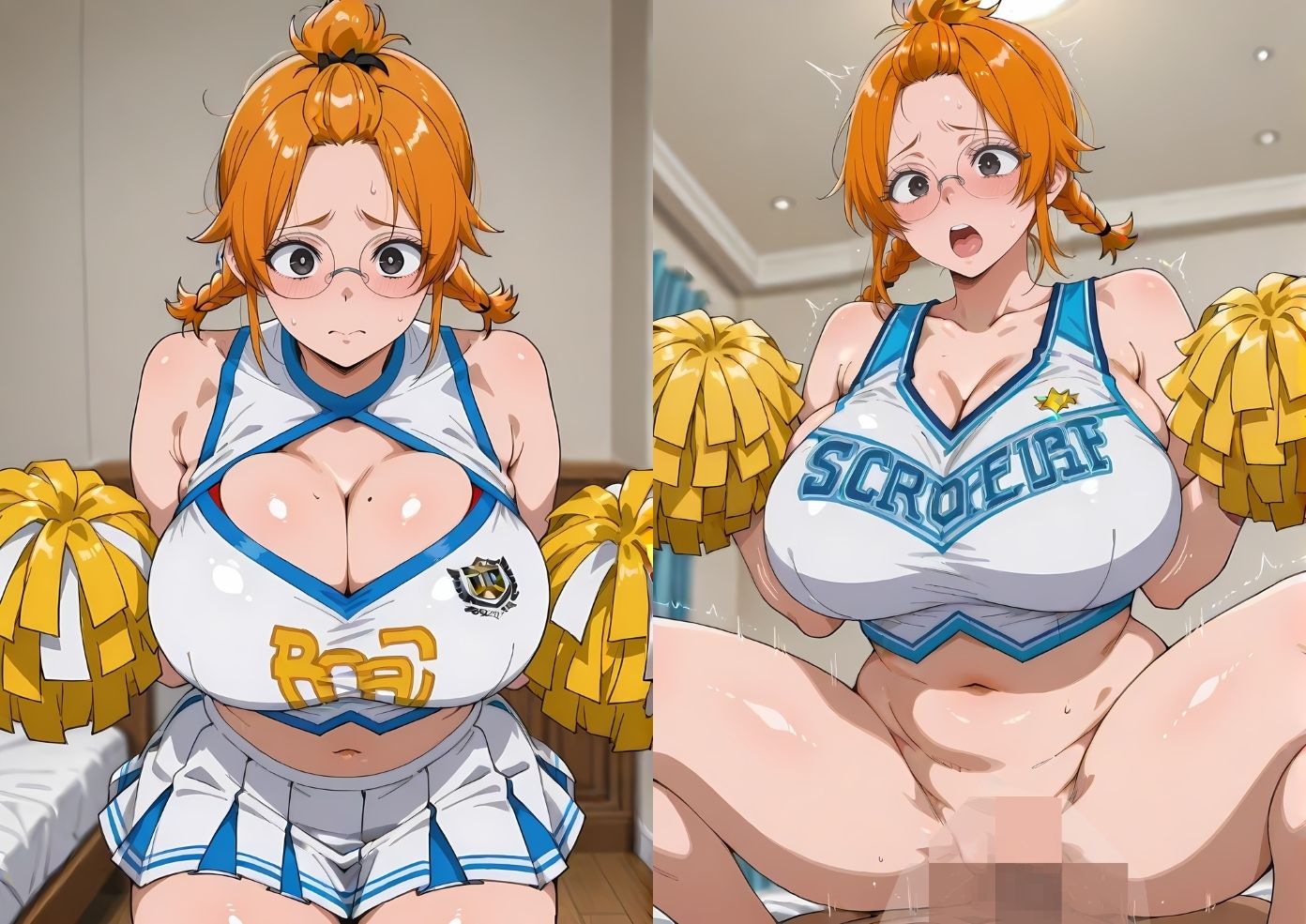 上京したての桃の副隊長さんとイチャコスエッチ - サンプル画像 7