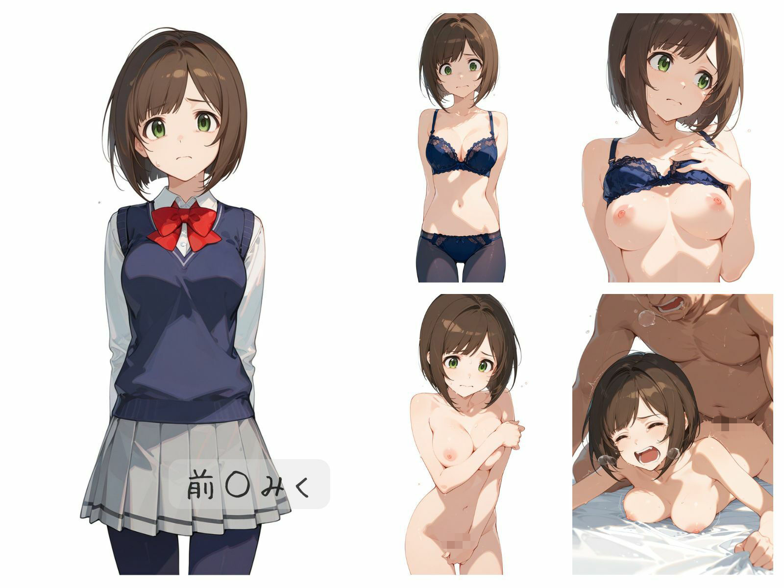 シンデレラアイドル全裸図鑑 Cute編 - サンプル画像 5