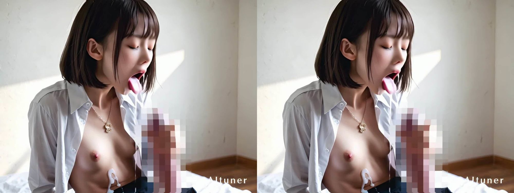 3D VR SBS【30分HD】今夜は好みを決めに来て。 - サンプル画像 2