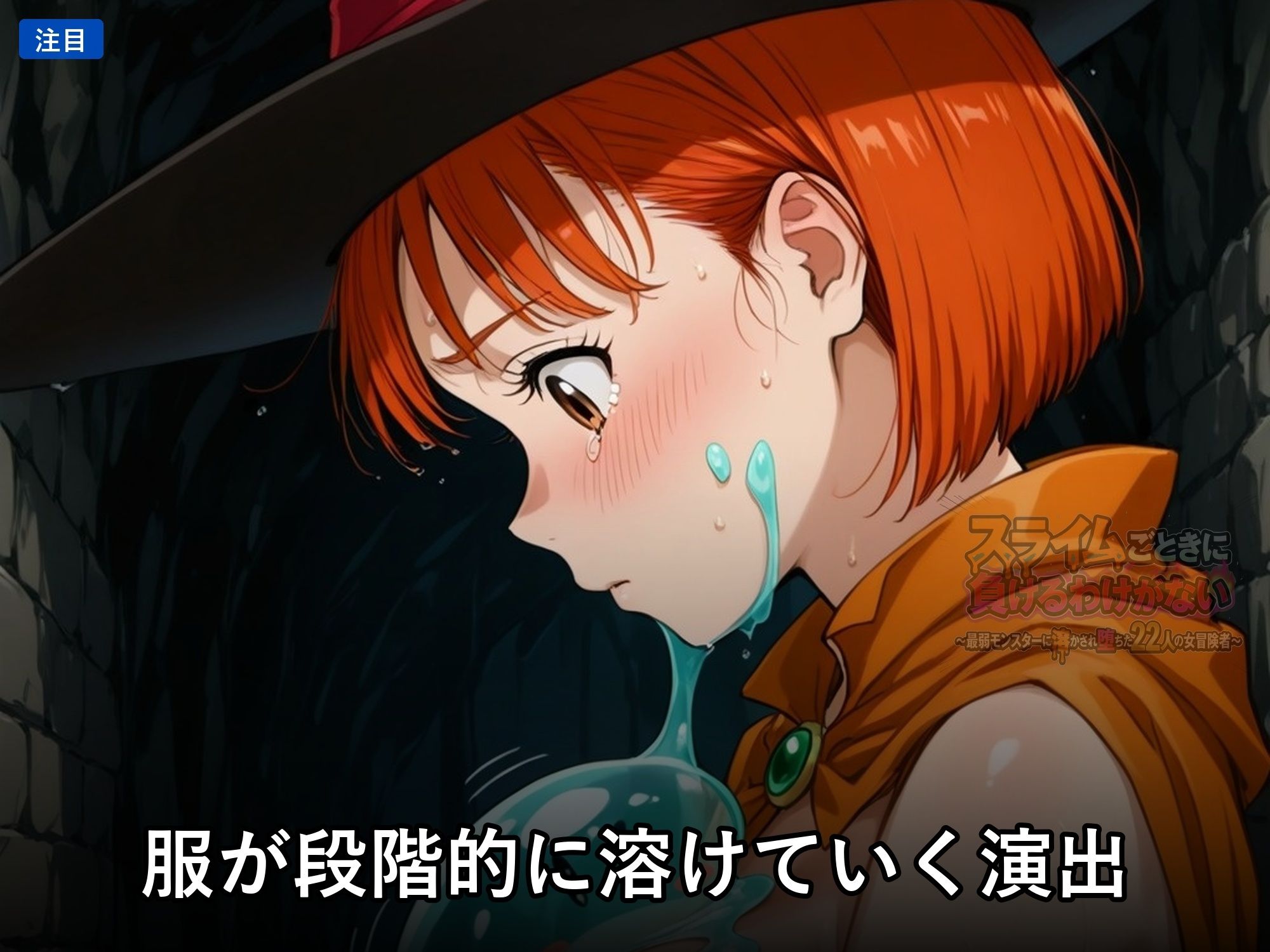 スライムごときに負けるわけがない 〜最弱モンスターに溶かされ堕ちた22人の女冒険者〜 - サンプル画像 1