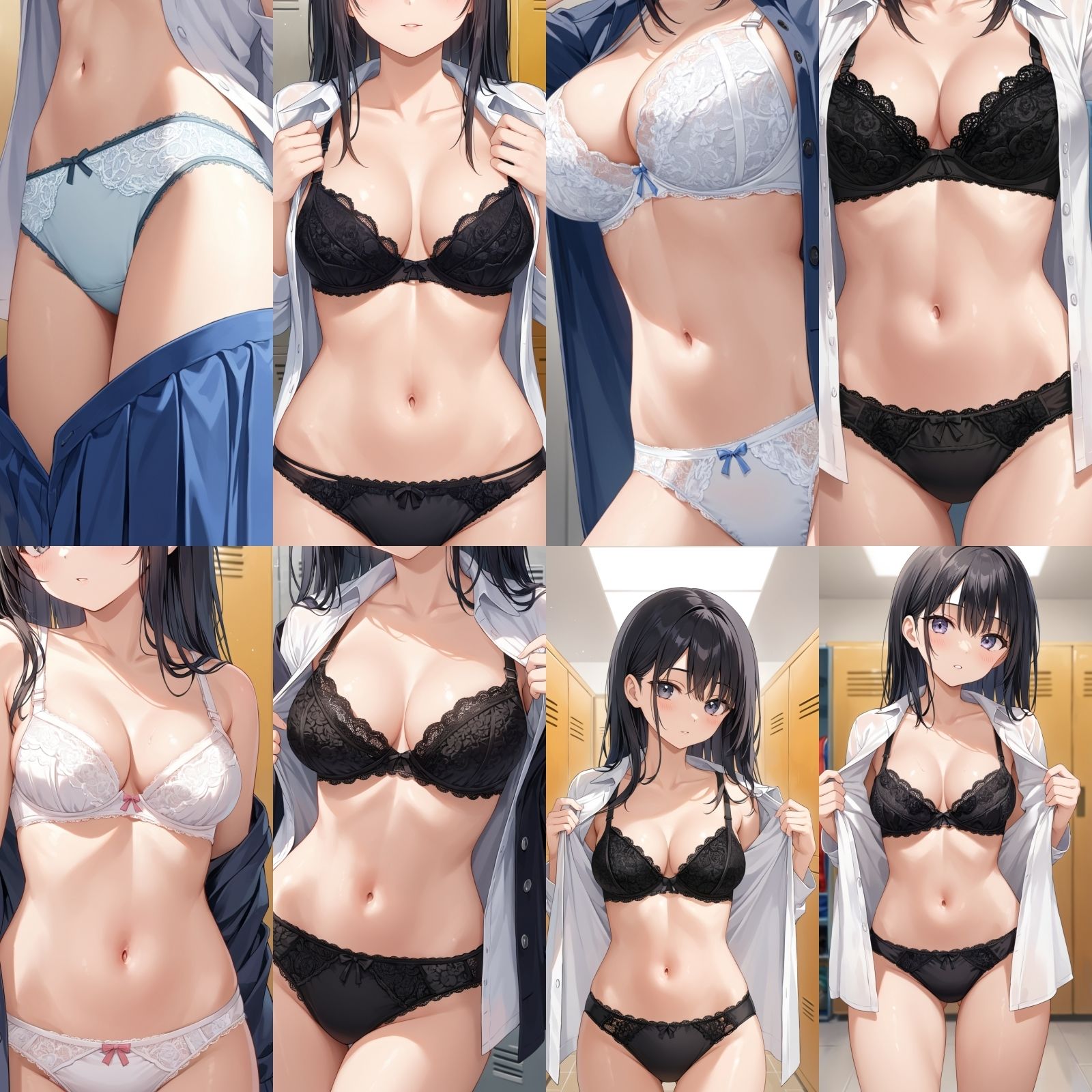 【J〇盗撮】シャツ脱ぎレース下着【500枚】 - サンプル画像 5