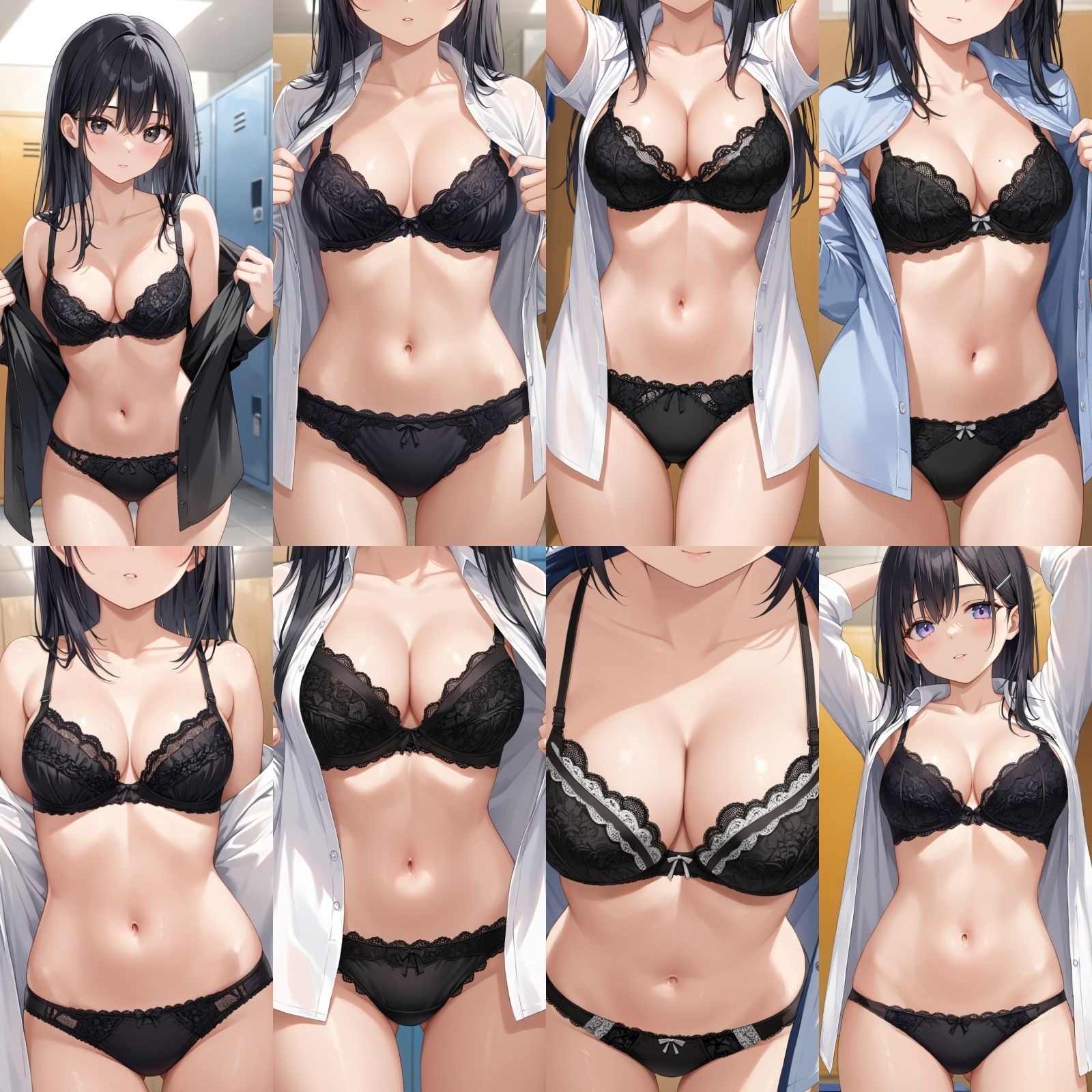 【J〇盗撮】シャツ脱ぎレース下着【500枚】 - サンプル画像 6