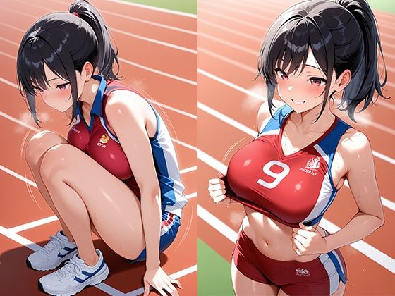 爆乳陸上部女子 顧問専用生オナホ - サンプル画像 1