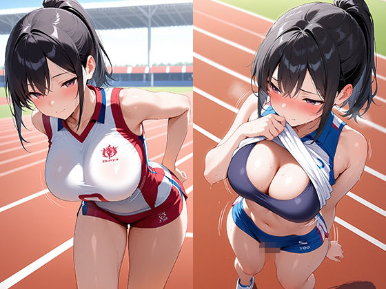 爆乳陸上部女子 顧問専用生オナホ - サンプル画像 2