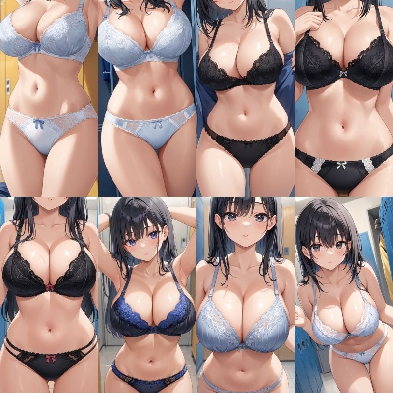 【女子更衣室盗撮】巨乳J〇レース下着【500枚】Vol.1-2 - サンプル画像 9
