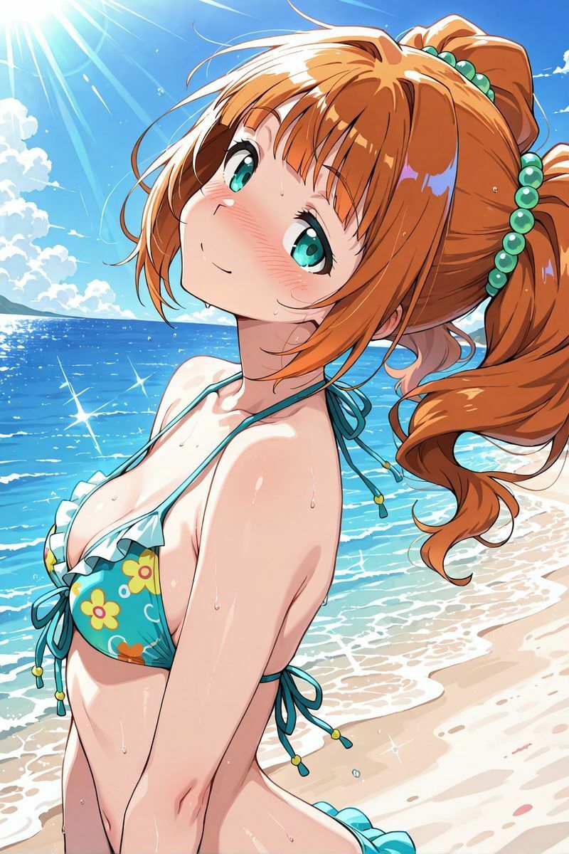 アイドル○スター5 水着に着替えたら - サンプル画像 1