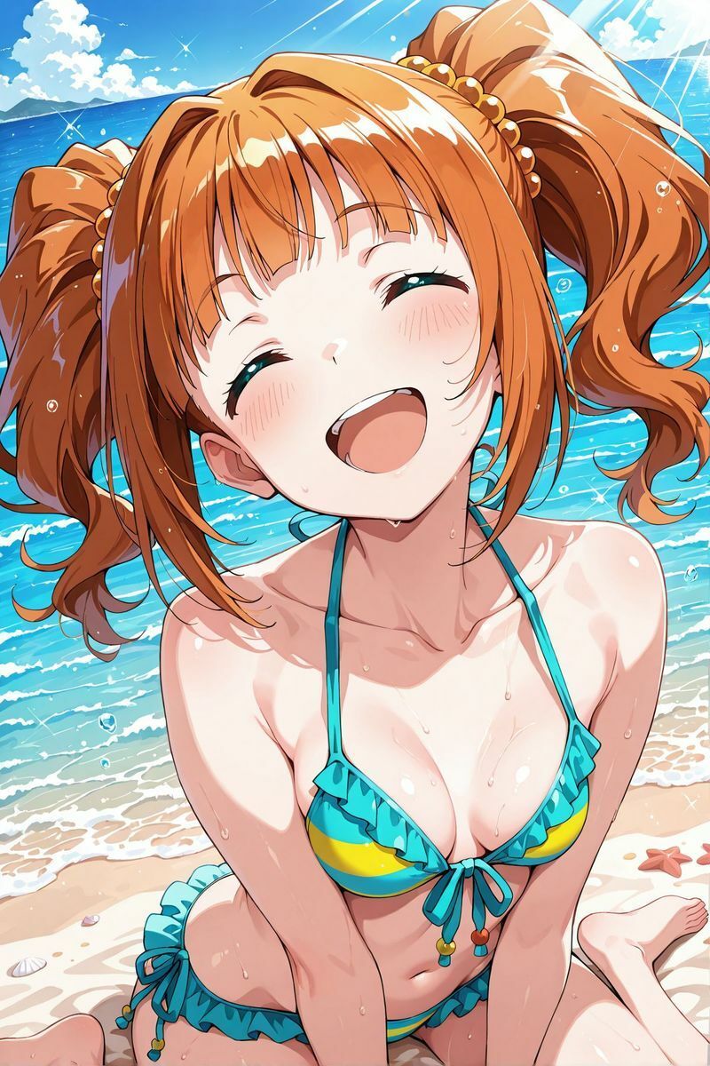 アイドル○スター5 水着に着替えたら - サンプル画像 2