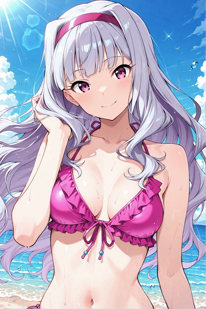 アイドル○スター5 水着に着替えたら - サンプル画像 5