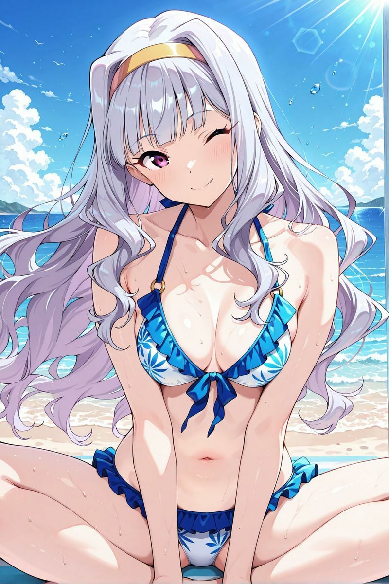 アイドル○スター5 水着に着替えたら - サンプル画像 6