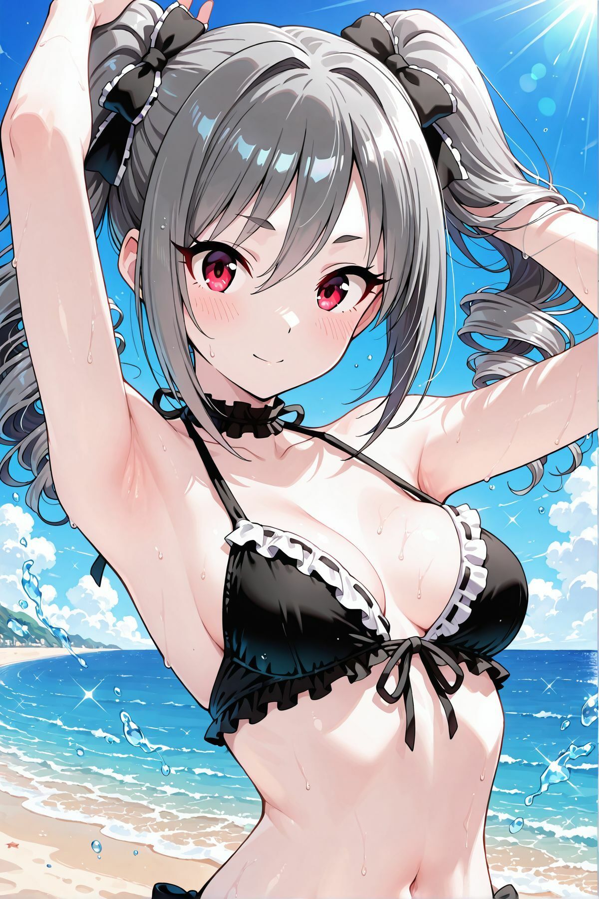 アイドル○スター5 水着に着替えたら - サンプル画像 8