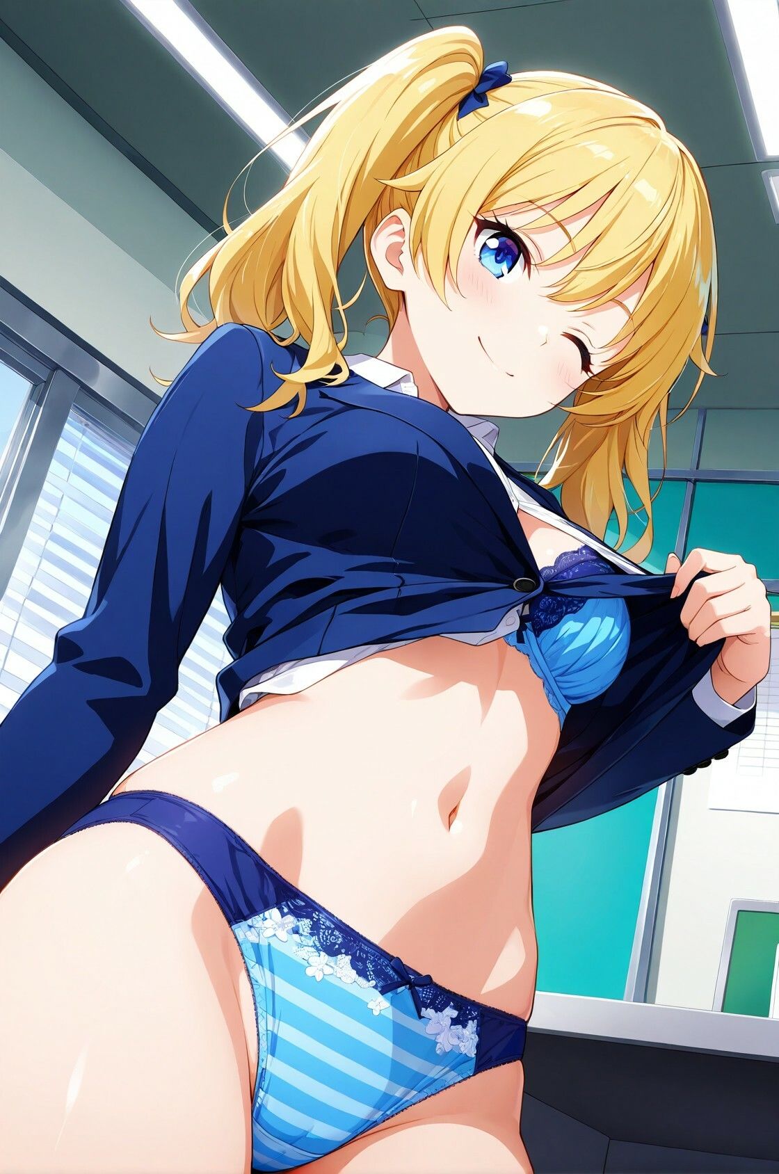 潜入女子更衣室  OLさん生着替え中 - サンプル画像 9