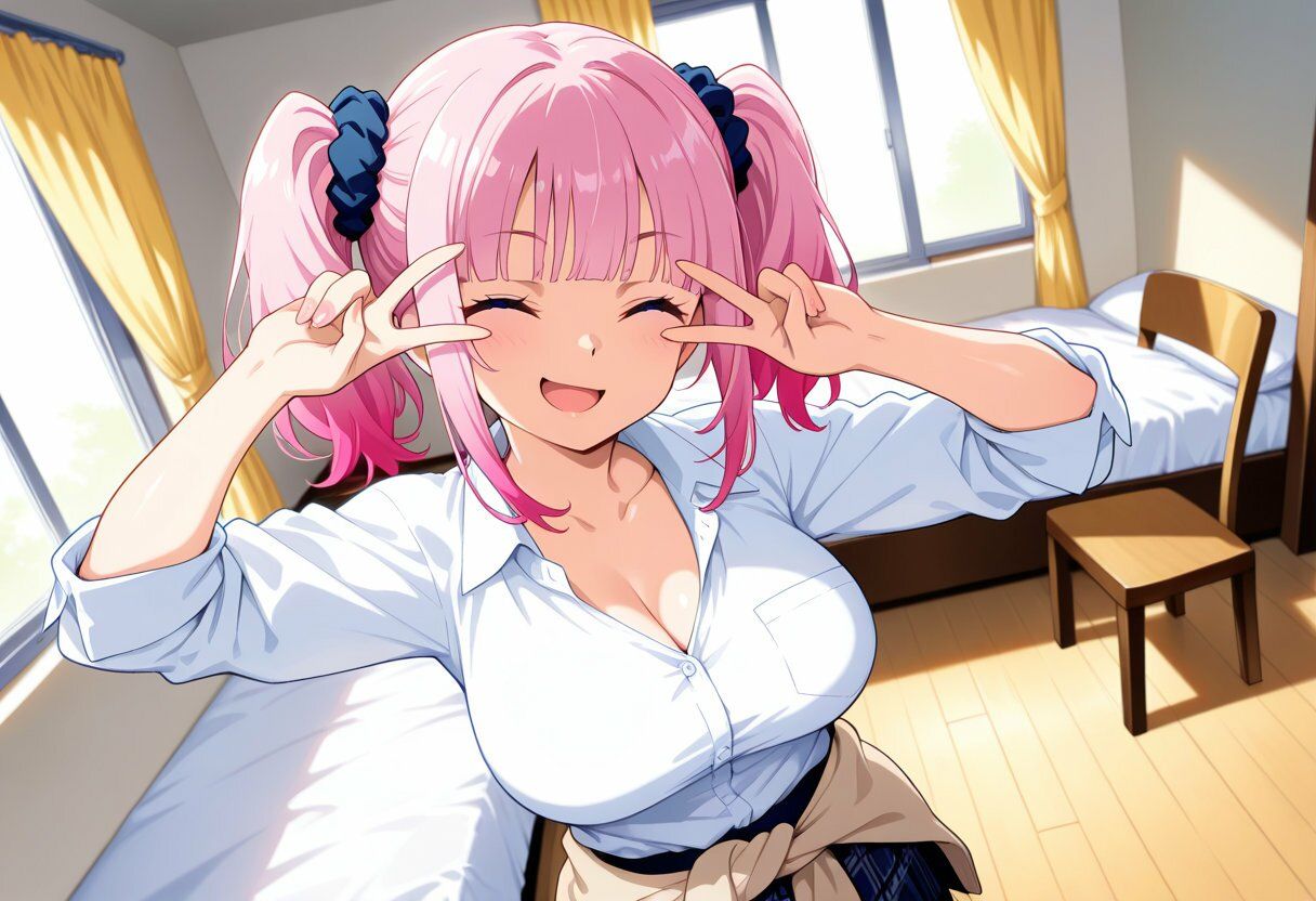 生意気ギャル桃崎ルナの長ぃ一日【250枚】 - サンプル画像 1