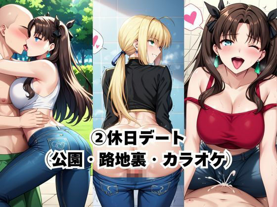 完璧すぎる極上彼女に溺れる毎日〜セ○バー＆遠○凛編〜 - サンプル画像 4